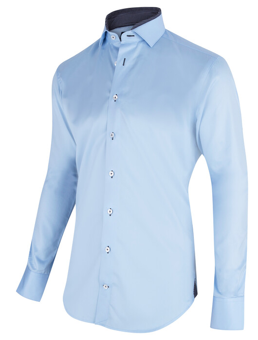 Cavallaro Napoli Lazo Shirt Overhemd Licht Blauw