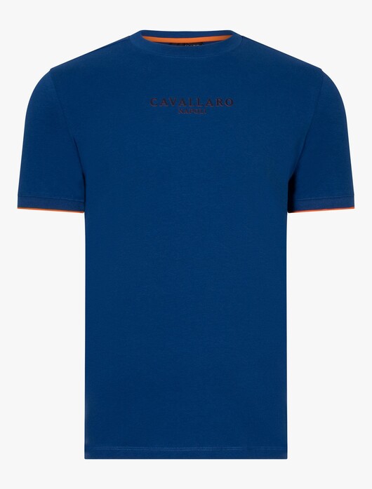 Cavallaro Napoli Limited Edition Tee T-Shirt Vlaggenblauw