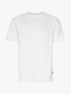 Cavallaro Napoli Luca Tee Subtle Logo T-Shirt Off White