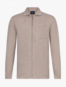 Cavallaro Napoli Malenio Polo Cardigan Vest Kitt