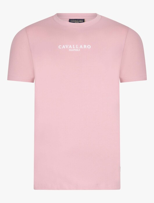 Cavallaro Napoli Mandrio Tee T-Shirt Old Pink