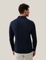 Cavallaro Napoli Marciano Uni Long Sleeve Polo Donker Blauw