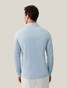 Cavallaro Napoli Marciano Uni Long Sleeve Polo Licht Blauw