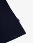 Cavallaro Napoli Marciano Uni Long Sleeve Poloshirt Dark Evening Blue