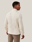 Cavallaro Napoli Marzano Roll Neck Cable Pattern Knit Pullover Off White