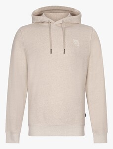 Cavallaro Napoli Marzio Hoodie Cotton Linnen Trui Kitt Melange