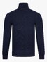 Cavallaro Napoli Merino Faux-Uni Roll Neck Pullover Dark Evening Blue