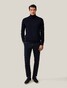 Cavallaro Napoli Merino Faux-Uni Roll Neck Pullover Dark Evening Blue