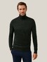 Cavallaro Napoli Merino Faux-Uni Roll Neck Pullover Dark Green