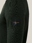 Cavallaro Napoli Merino Faux-Uni Roll Neck Pullover Dark Green