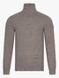 Cavallaro Napoli Merino Faux-Uni Roll Neck Pullover Sand