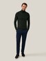 Cavallaro Napoli Merino Faux-Uni Roll Neck Trui Donker Groen