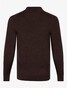 Cavallaro Napoli Merino Half Zip Pullover Brown