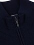 Cavallaro Napoli Merino Half Zip Pullover Dark Evening Blue