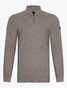 Cavallaro Napoli Merino Half Zip Pullover Sand