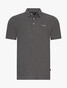 Cavallaro Napoli Mielos Cotton Stretch Subtle Melange Effect Polo Midden Grijs