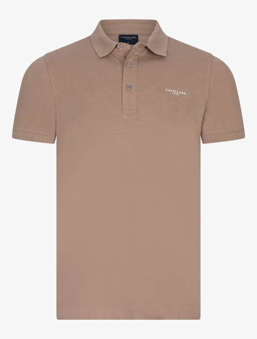 Cavallaro Napoli Mielos Poloshirt Sand