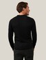 Cavallaro Napoli Milacio Long Sleeve Poloshirt Black