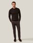 Cavallaro Napoli Milacio Turtle Neck Pullover Dark Brown Melange