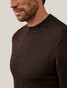 Cavallaro Napoli Milacio Turtle Neck Pullover Dark Brown Melange