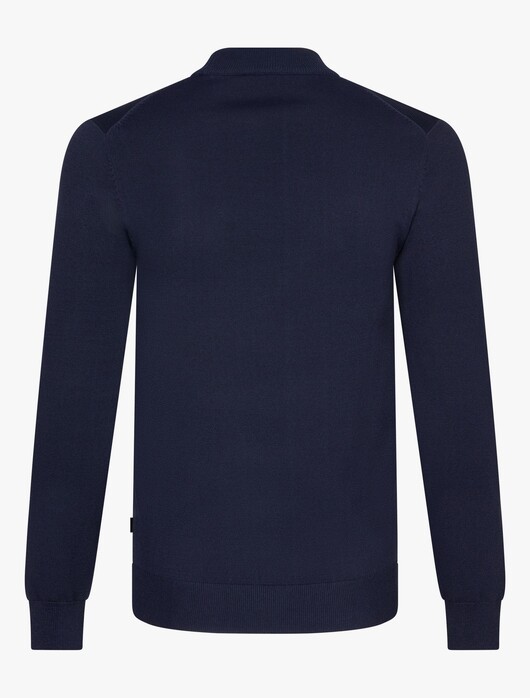 Cavallaro Napoli Milacio Turtle Neck Pullover Dark Evening Blue