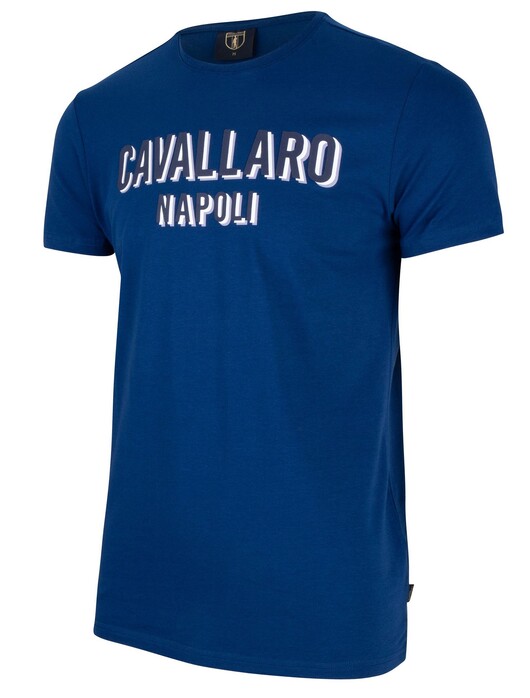 Cavallaro Napoli Miraco Tee T-Shirt Blauw
