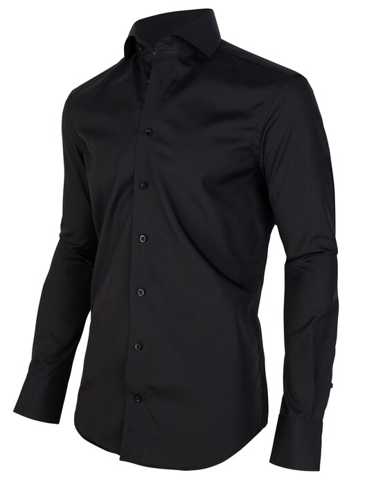 Cavallaro Napoli Nero Sleeve 7 Shirt Black