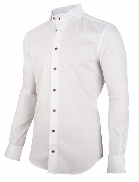 Cavallaro Napoli Nidano Sleeve 7 Shirt White