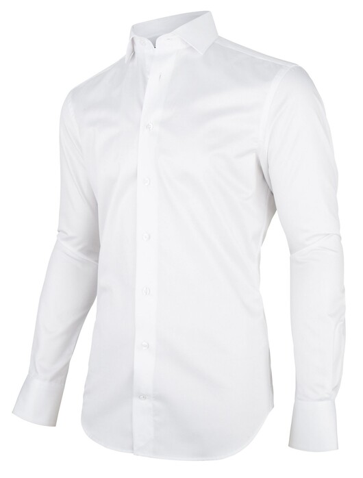 Cavallaro Napoli Nosto Bianco Mouwlengte 7 Overhemd Wit