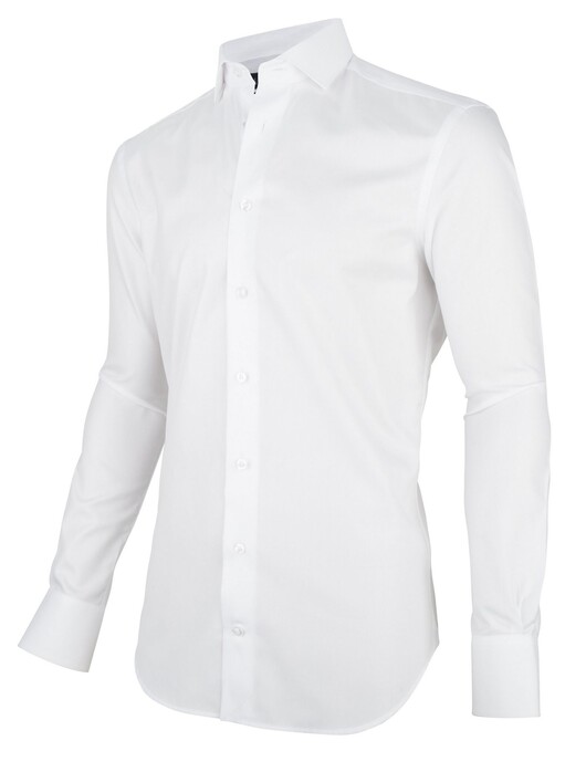 Cavallaro Napoli Nosto Oxford White Overhemd Wit