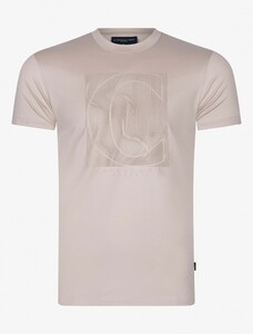 Cavallaro Napoli Onda Tee Fantasy Front Graphic 3D Print T-Shirt Light Kitt