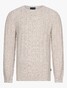 Cavallaro Napoli Orvieto Crew Neck Cable Pattern Knit Trui Kitt