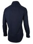 Cavallaro Napoli Oxford Navy Sleeve 7 Shirt Dark Evening Blue