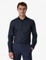 Cavallaro Napoli Oxford Widespread Mouwlengte 7 Overhemd Donker Blauw