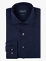 Cavallaro Napoli Piquo Jersey Cotton Overhemd Donker Blauw