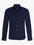 Cavallaro Napoli Piquo Jersey Cotton Shirt Dark Evening Blue