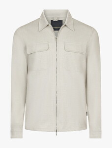 Cavallaro Napoli Ponzo Fine Pied-de-Poule Overshirt Kitt