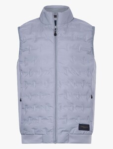 Cavallaro Napoli Quilto Bodywarmer Body-Warmer Grey Blue