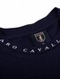Cavallaro Napoli Recco Tee T-Shirt Dark Evening Blue
