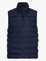 Cavallaro Napoli Riggio High Zip Body-Warmer Dark Evening Blue