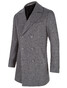 Cavallaro Napoli Rovigo Overcoat Coat Mid Grey