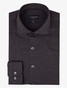 Cavallaro Napoli Saiano Jersey Woven Twist Shirt Dark Gray