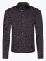 Cavallaro Napoli Saiano Jersey Woven Twist Shirt Dark Gray