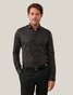 Cavallaro Napoli Saiano Jersey Woven Twist Shirt Dark Gray