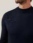 Cavallaro Napoli Saronno Turtle Neck Merino Pullover Dark Evening Blue