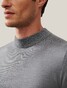 Cavallaro Napoli Saronno Turtle Neck Merino Pullover Grey Melange