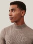 Cavallaro Napoli Saronno Turtle Neck Merino Trui Midden Bruin