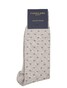 Cavallaro Napoli Socks Mini Cross Light Grey