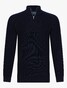 Cavallaro Napoli Sondrio Half Zip Pullover Dark Evening Blue