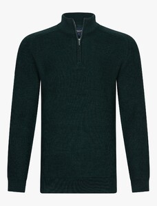 Cavallaro Napoli Sondrio Half Zip Pullover Dark Green